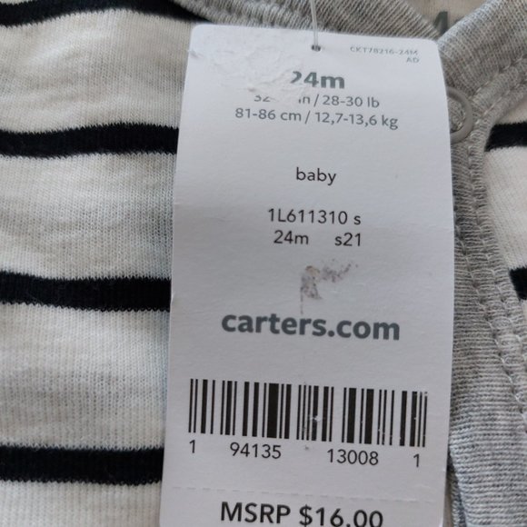 3/$25 -Carter Baby boy Romper - Picture 5 of 5